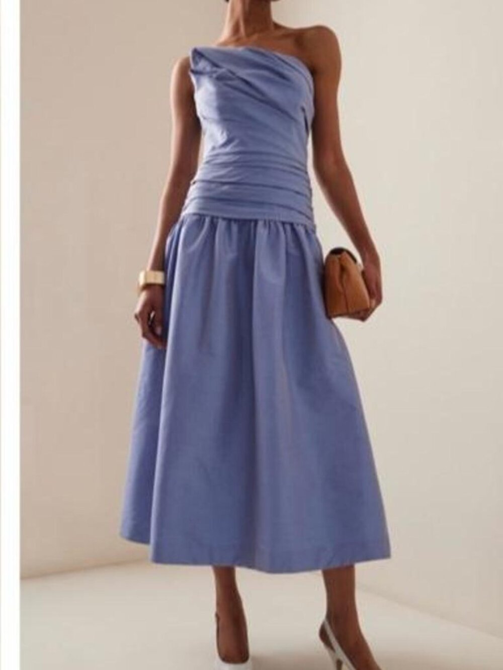 Rachel Gilbert Sophia Strapless Sophia Midi Dress
